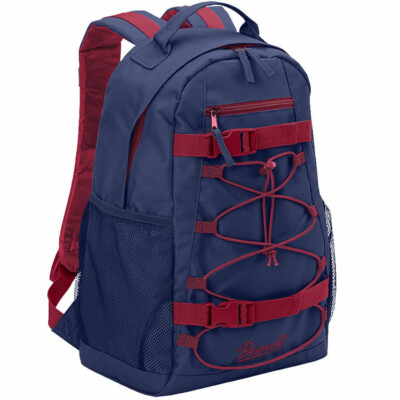 Brandit Rucksack / School Bag / Festival / Trekking Daysack Blue & Red - NEW