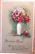 Militärkarte Feldpost Grußkarte Postkarte „Herzlichen Gruß“ gelaufen 17.06.1917