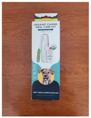 Radius Organic Canine Oral Dental Care Kit Starter Kit For Puppies
