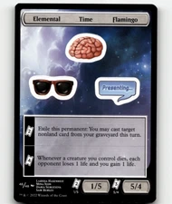 MTG Unfinity Elemental Time Flamingo #46 Regular Token