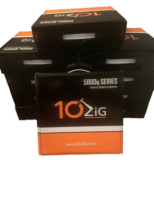 Lot (10) 10ZiG 58xxqd Thin Clients Intel Quad 2.0GHz 2GB/16GB Dual DP NIB Unused