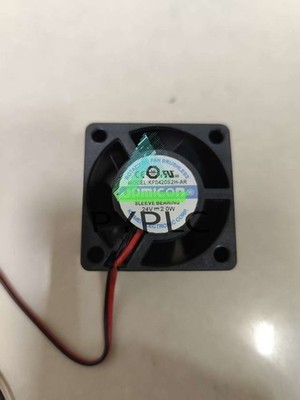 1 PCS  JAMICON Fan  KF0420S2H-AR DC24V 0.09A 2.0W 4020 4cm   2 wire cooling fan