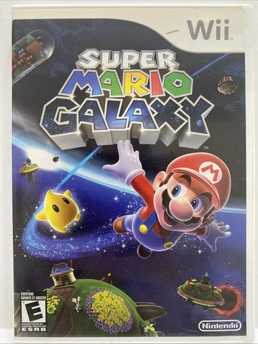 Super Mario Galaxy Nintendo Wii 2007 CIB Tested Working