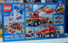 LEGO CITY: Off-Road Fire Truck & Fireboat   7213  NEW/Sealed -Rare