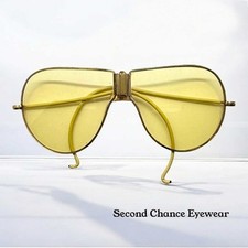 Korean War-Era Folding Aviator Military Glasses &ndash; Original Yellow Glass Lenses