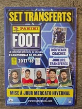 PANINI - FOOT 2017/2018 FRANCE (STICKERS) - SET TRANSFERT MERCATO NEUF ET SCELLÉ
