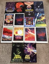 Lot of 14 Visions of Future Exoplanet Lithographic Outer Space Posters by NASA