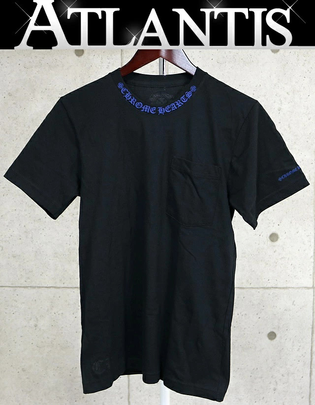 CHROME HEARTS Sleeve Neck Logo Print T-shirt Short Sleeve Men's size:S