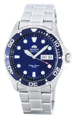 Orient Ray II Automatic Blue Dial Stainless Steel 200M FAA02005D9 Men's Watch