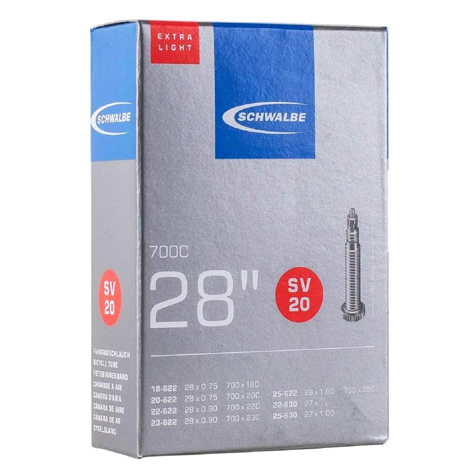 Schwalbe Presta Chambre à air de vélo Mixte 28" Noir - Photo 1/1