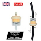 Inline Fuel Filter 5mm Pack of 2 Universal Fuel Filters