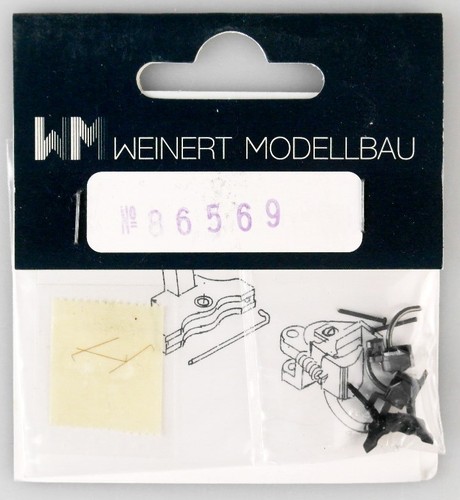 WEINERT MODELBAU H0 86569 Cabezal de acoplamiento Kadee para enchufar, 2 unidades | Zustand: Neu