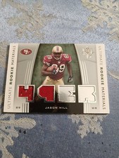 Jason Hill Ultimate Rookie Materials Worn Memorabilia Card. rookie card picture