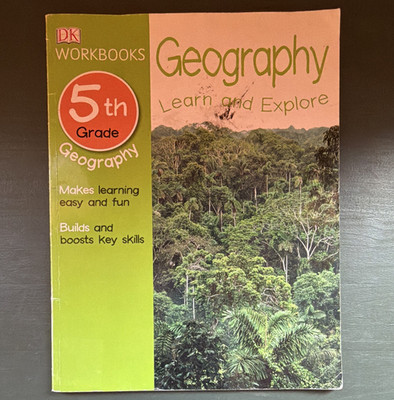 DK Workbooks Geography Learn and Explore 5th Grade Workbook Paperback Acceptable
