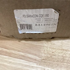 Baldwin FD.SANxCON.CQE Santa Cruz Full Dummy Full Plate Handleset - Black *READ*