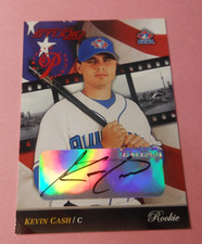 2002 Donruss Studio Kevin Cash Rookie RC Auto SP 3/100 #274 Toronto Blue Jays