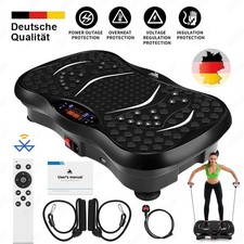 3D Vibrationsplatte Vibrationstrainer Vibrationsgerät m. Trainingsbänder Fitness