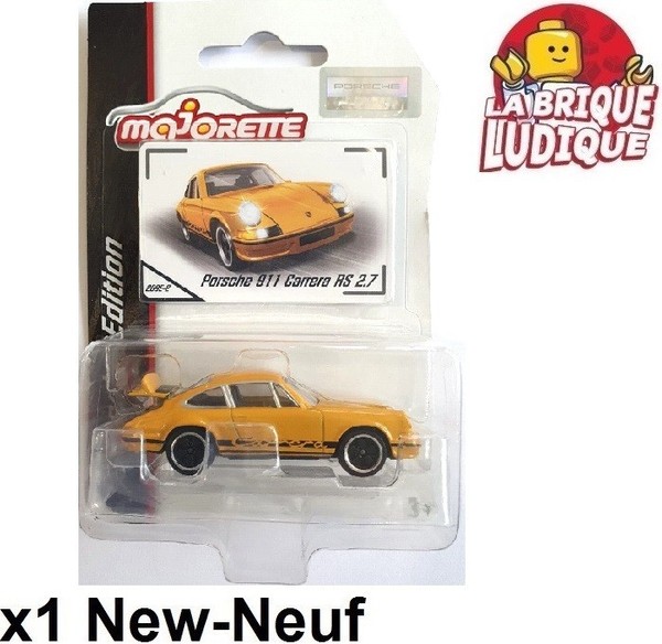 Majorette Porsche Ausgabe Premium Cars Porsche 911 Carrera Rs 2.7 Gelb Neu-image