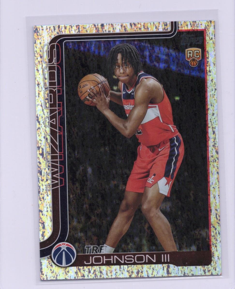 2025-26 Topps #206 Tre Johnson III Sandglitter