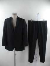 Men's sz 40R Kenneth Cole New York 2-Pc Formal Tuxedo Suit Black Pants 34 X 29
