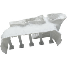 Columna Romana Natural Pleco PARA CUEVA Resina Acuario Decoración Túnel para Peces