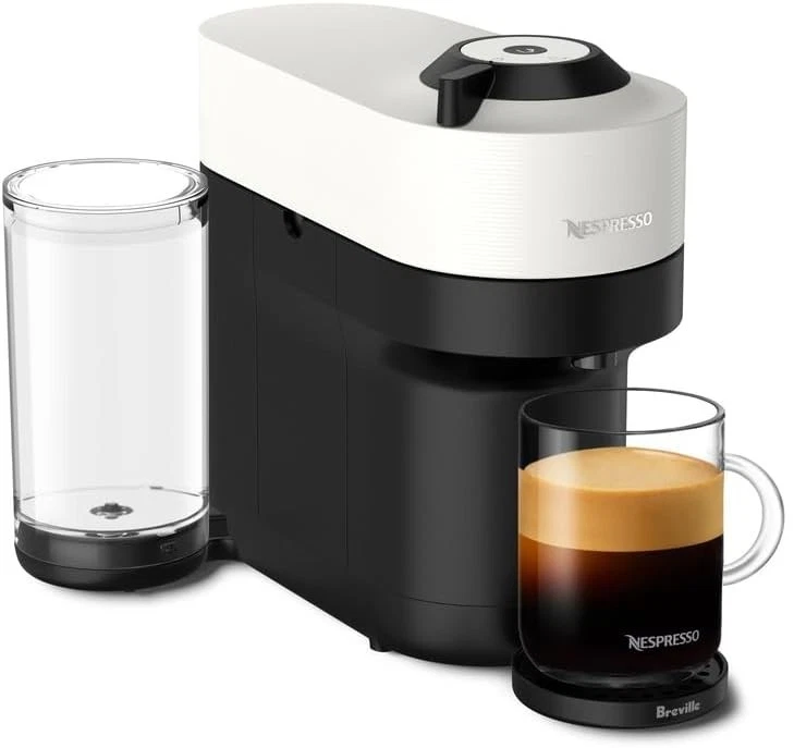 Nespresso Vertuo Pop+ Coffee and Espresso Maker by Breville, Coconut White