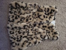 First Impressions Beige Faux Fur Leopard Prin...