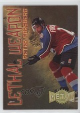 1996-97 Fleer Metal Universe Lethal Weapon Super Power Peter Forsberg #4 HOF 2o7