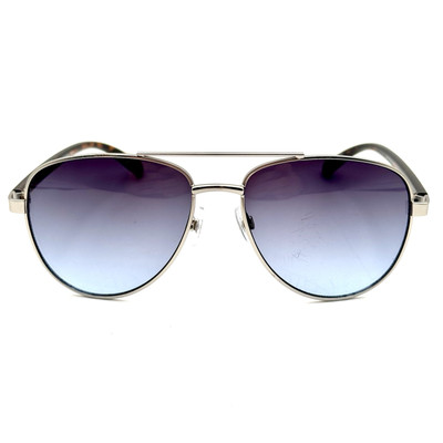 Foster Grant Designer Aviator Sunglasses Silver Metal  display picture 1