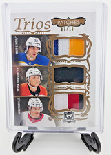 2023-24 UD The Cup Trios Patches Rookies Savoie Foerster Greig Rookie Patch /10