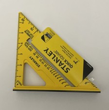 Stanley Quick Square 175mm / 7 inch Dual Colour Square 46-010 ABS Impact Plastic
