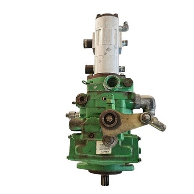John Deere TCA16830 Hydraulic Pump Assy w/ TCA16827 Tandem   Eaton OEM