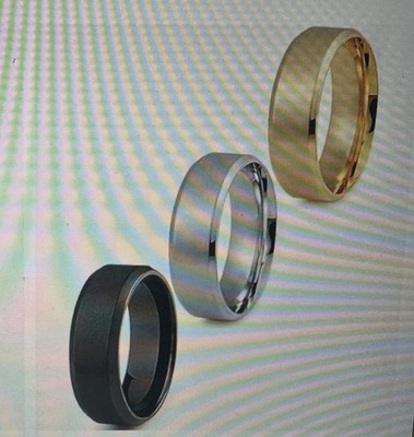 RIDGE Tungsten Wedding Band Comfort Fit Rings Multiple Styles 6mm 8mm Lot Men s