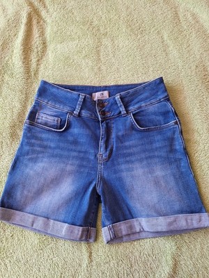 Jeans Shorts Bermuda LTB Becky X Blau Strech M 