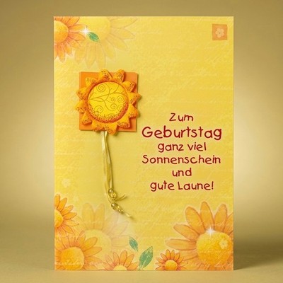 A4 Geburtstagskarte Glückwunschkarte Grußkarte XXL Spruch Innentext Handmade