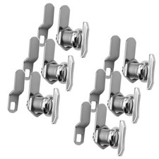 5/8" Thumb Operated Offset Cam Lock, RV Compartment Latch, 5/8 Inch - 6 Pack