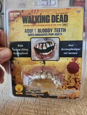 AMC Walking Dead Adult Bloody Zombie Teeth Makeup Halloween