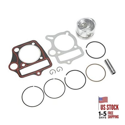  Engine Rebuild Kit Piston & Ring Gasket,52.4mm Piston Rings Gasket Set High 