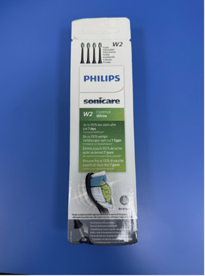 PHILIPS SONICARE W2 OPTIMAL WHITE Brush head replacements- 4 PACK - Black