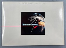 British Airways Vintage Landor Era Airline Brochure Cabin Crew Pics BA Concorde