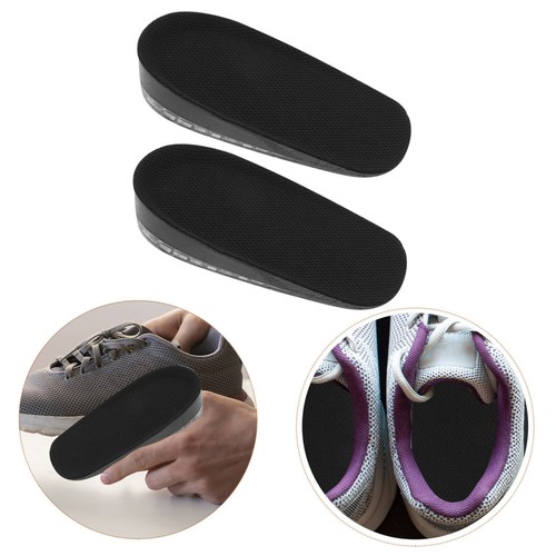 1 Paar Fersenlifts für Männer: Silikon Gel unsichtbare Höhenbooster Einlegesohlen - Bild 11 von 12