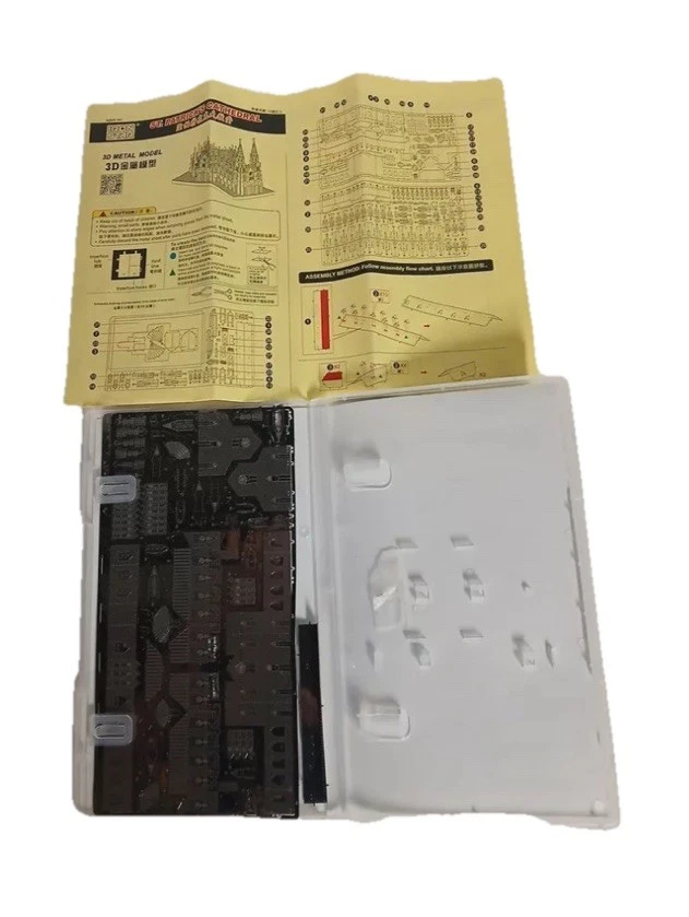 Iron Star St.patricks Cathedral 3d Metal Model Complete Complex Puzzle Gen Tech - Image 3 of 4