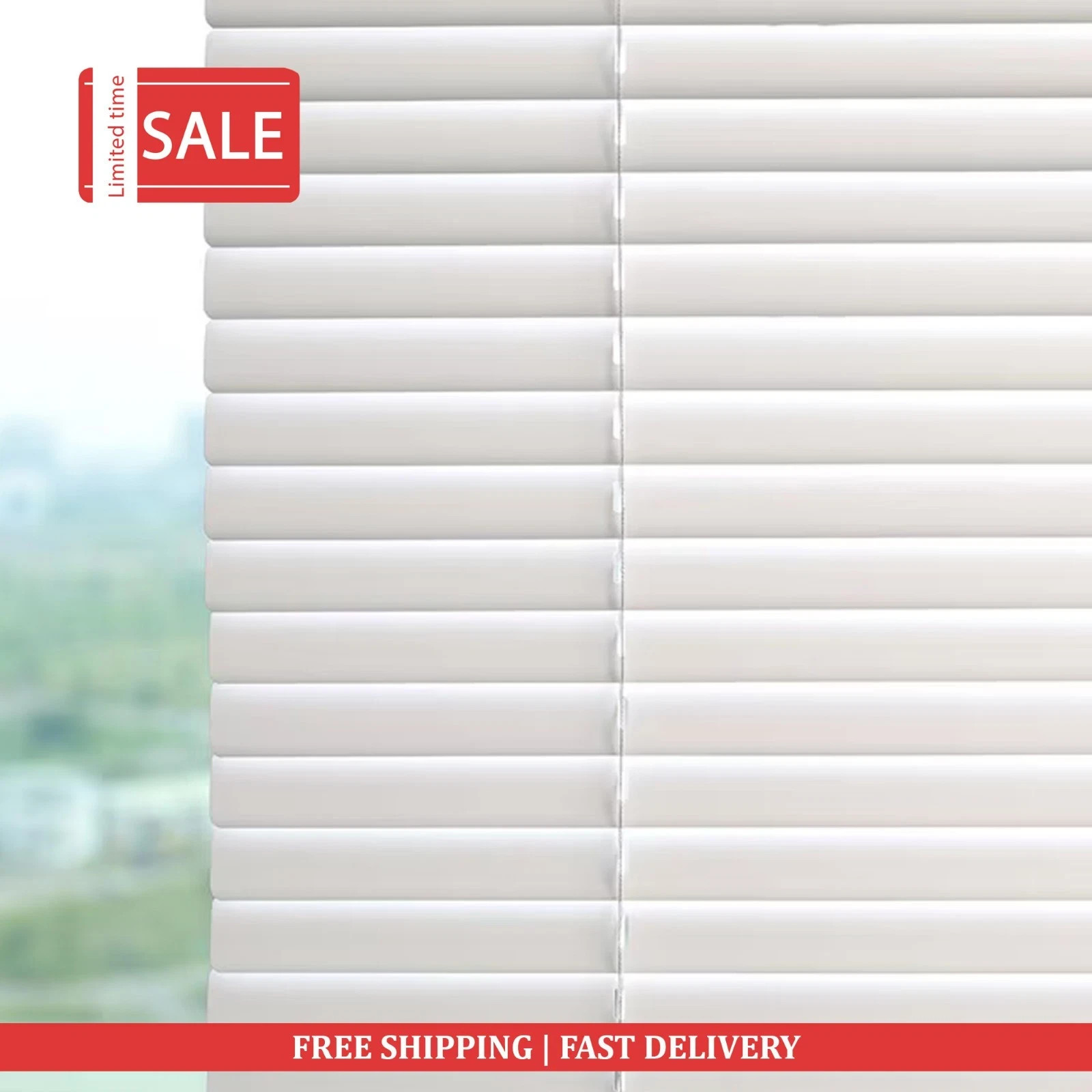 Window Shades - Cordless Mini Blinds Ajustabel to 64" Long - 23" Wide - 43 Inch