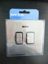 Deta 8543SS Switched Fused Spur with Neon - 13 Amp -Stainless Steel