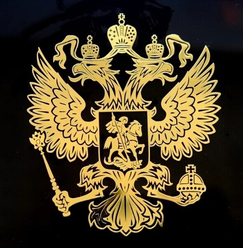 Russland Adler Halskette – Doppeladler-Anhänger Mit Zirkonia | 40+5 Cm Verstellbar | Vergoldet Oder Versilbert | Für Damen
