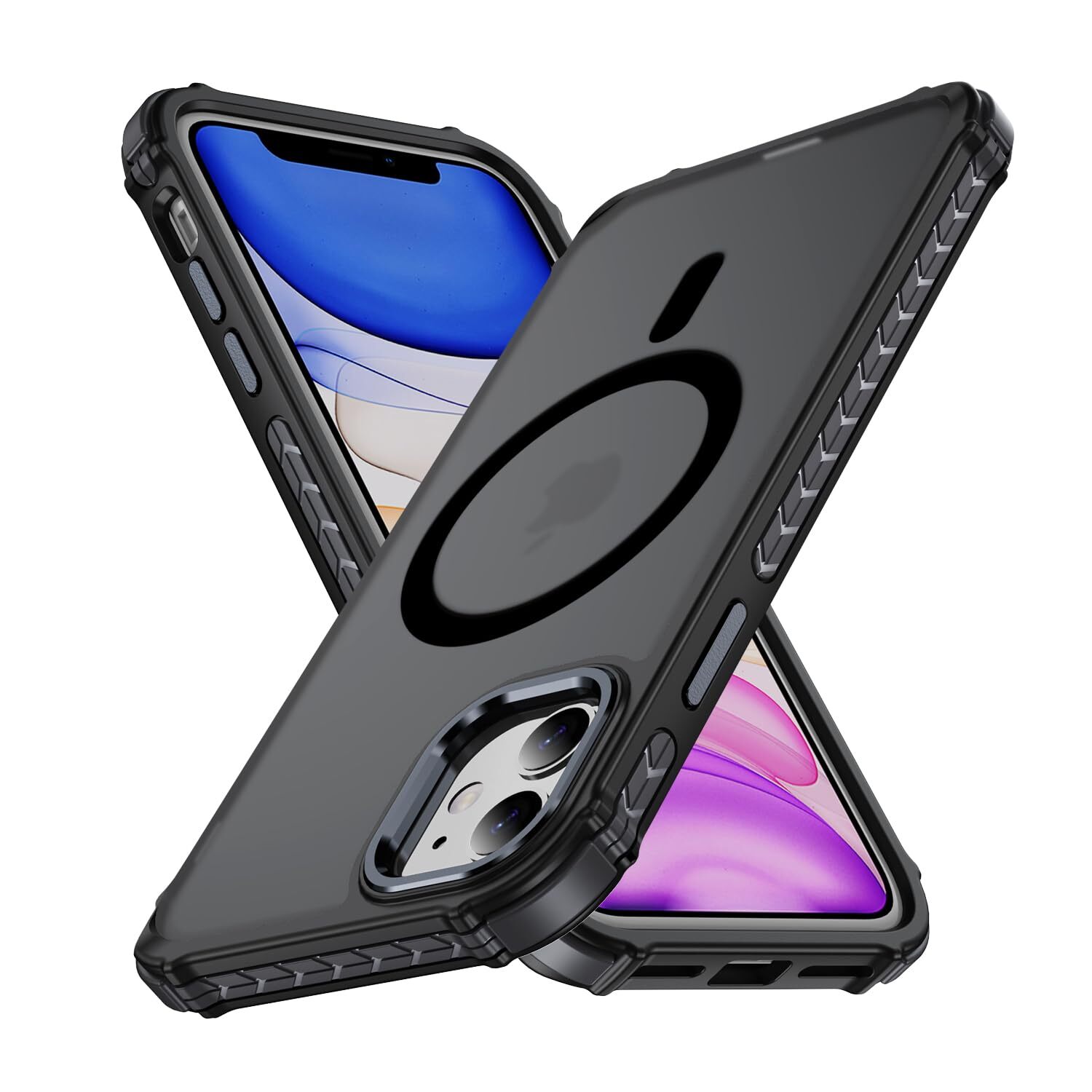 Compatible with US military standard MagSafe for iPhone 11 case metal butto 197