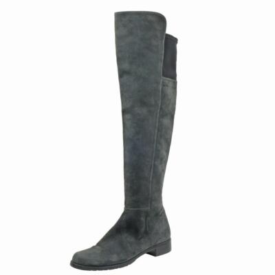 STUART WEITZMAN Over The Knee Boots Size 11 M Slate Gray