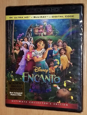 Disney Encanto (4K Ultra HD +Blu-Ray + Digital) NEW Ultimate Collector's Edition