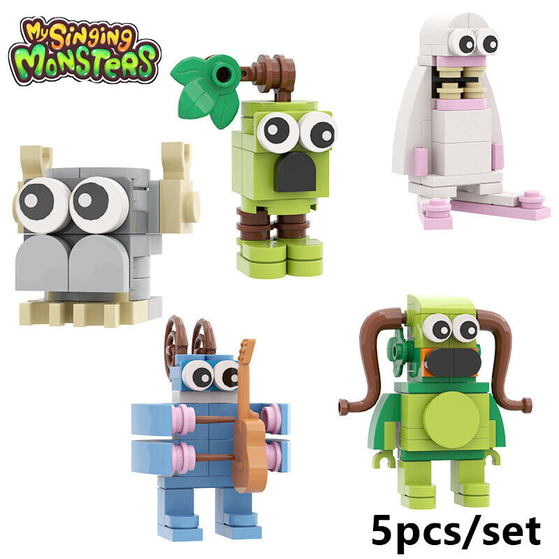  296 Pieces Monsters Chorus Building Toys Set for Kids, Boys,  Girls Ages 6+; Singing Monsters Epic Wubboox Action Figure Model Animal  Plush Toy Gift for Game Fans and Anyone Who Loves