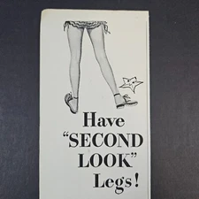 1949 Nair Cosmetic Hair Removal Cream Lotion Vintage Print Ad Second Look Legs